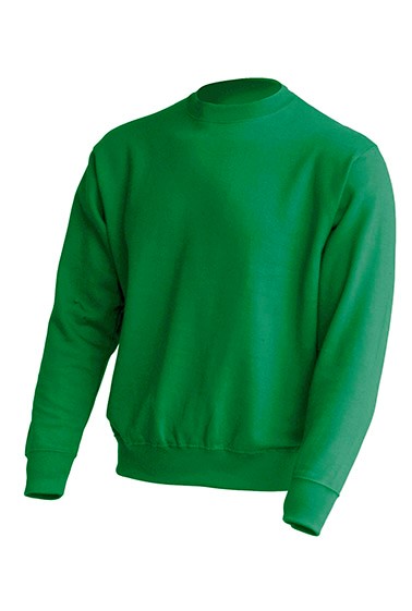 FELPA GIROCOLLO UNISEX ( JHK T-SHIRT ) kelly green